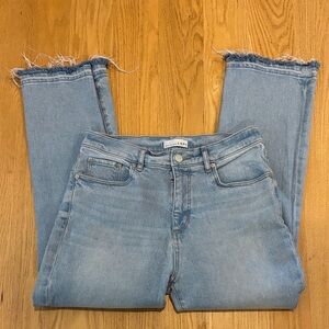 LOFT  Light Blue The Kick Crop Cropped Jeans